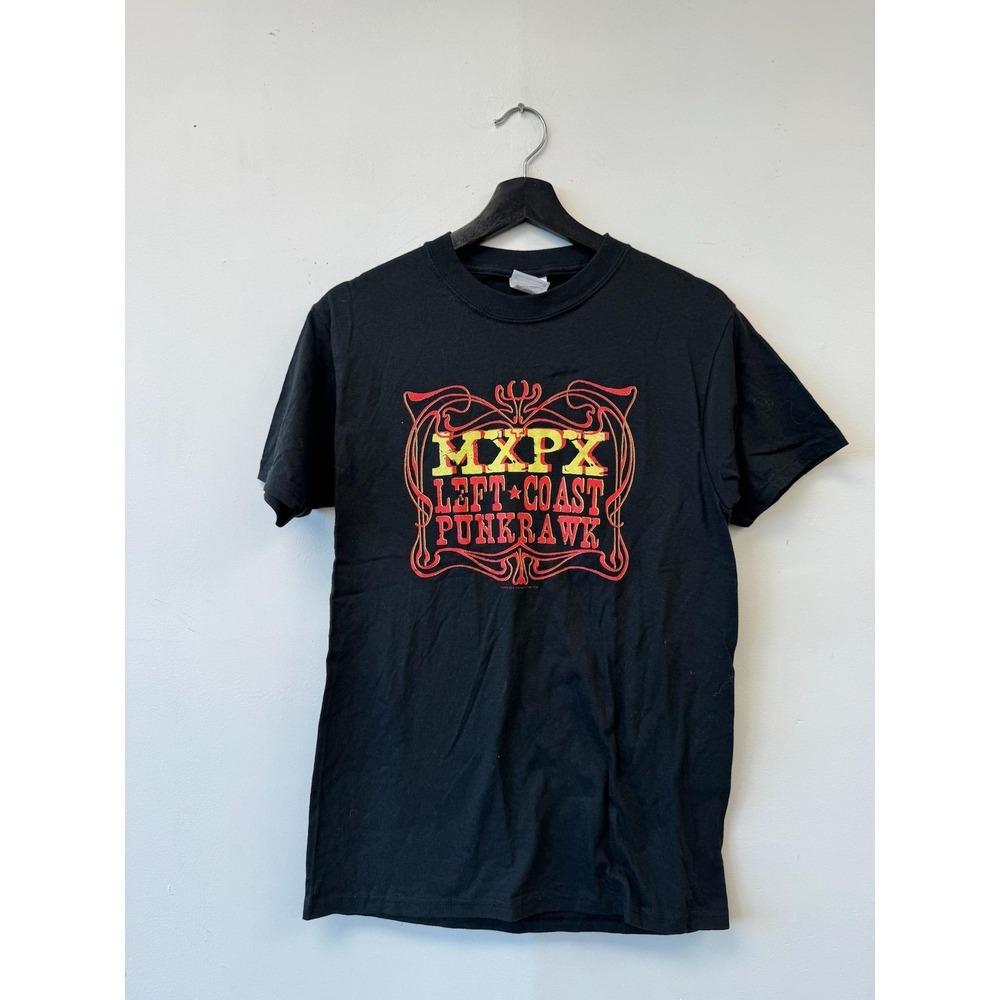 Vintage Mxpx Shirt Mens Small Black Left Coast Punk Rawk Band Tour 2000s